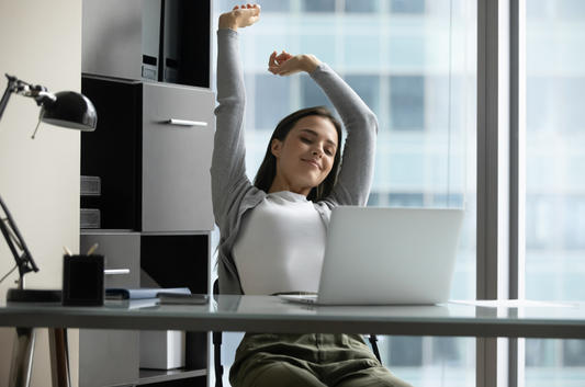 Stretching at your desk